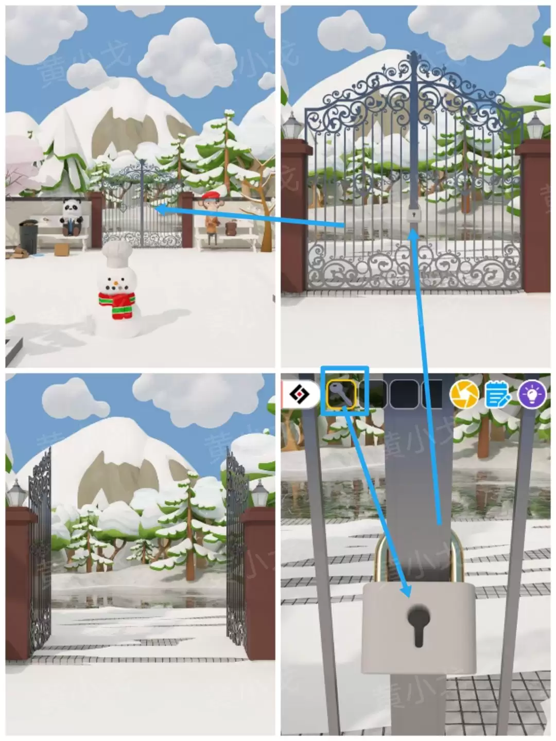 Escape Room：Snowy Park密室逃脱：雪中的公园攻略（二）