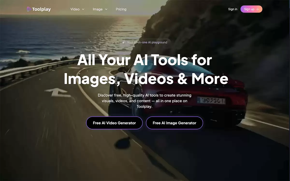 Toolplay-一站式AI应用聚合生成平台