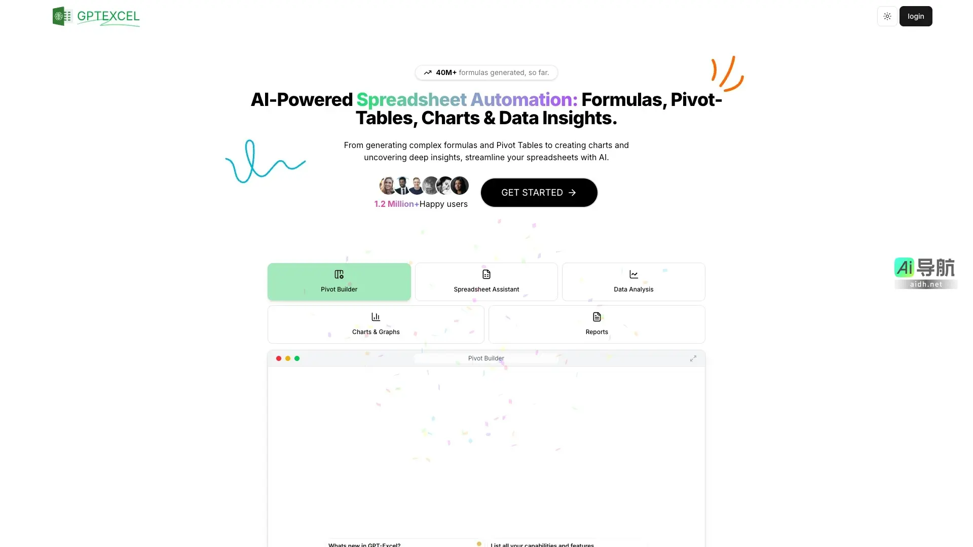 GPTExcel 通过AI技术简化电子表格操作，提升数据分析与自动化效率