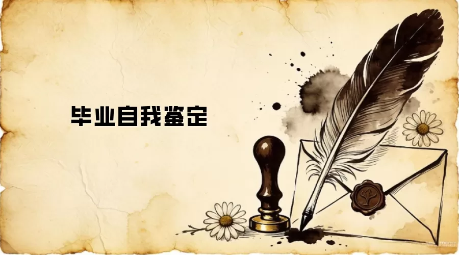 毕业自我鉴定
