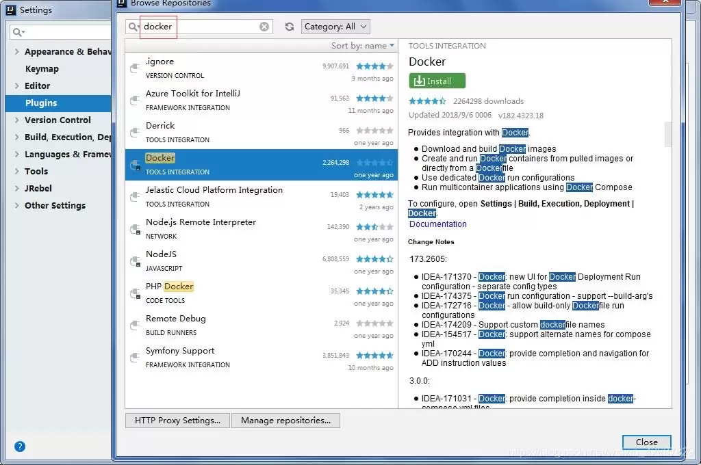 使用idea部署springboot项目到docker实践