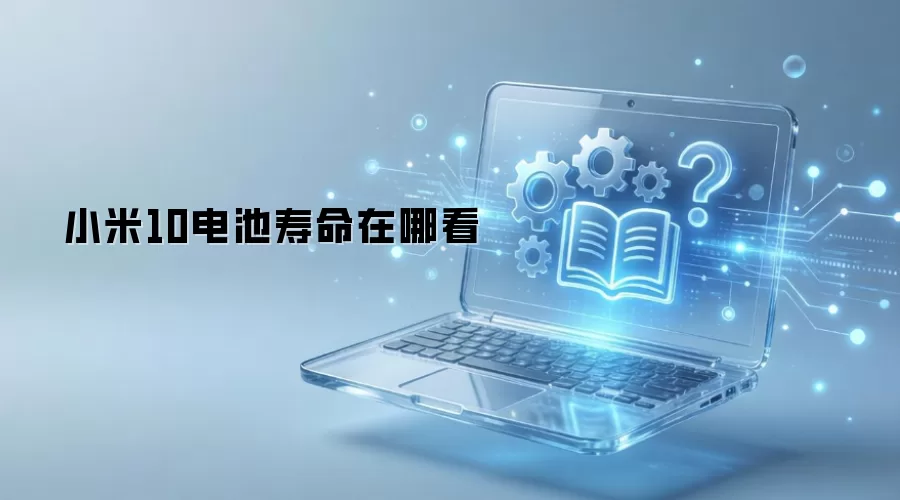 小米10电池寿命在哪看