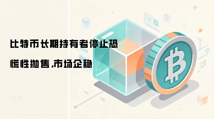 比特币长期持有者停止恐慌性抛售，市场企稳