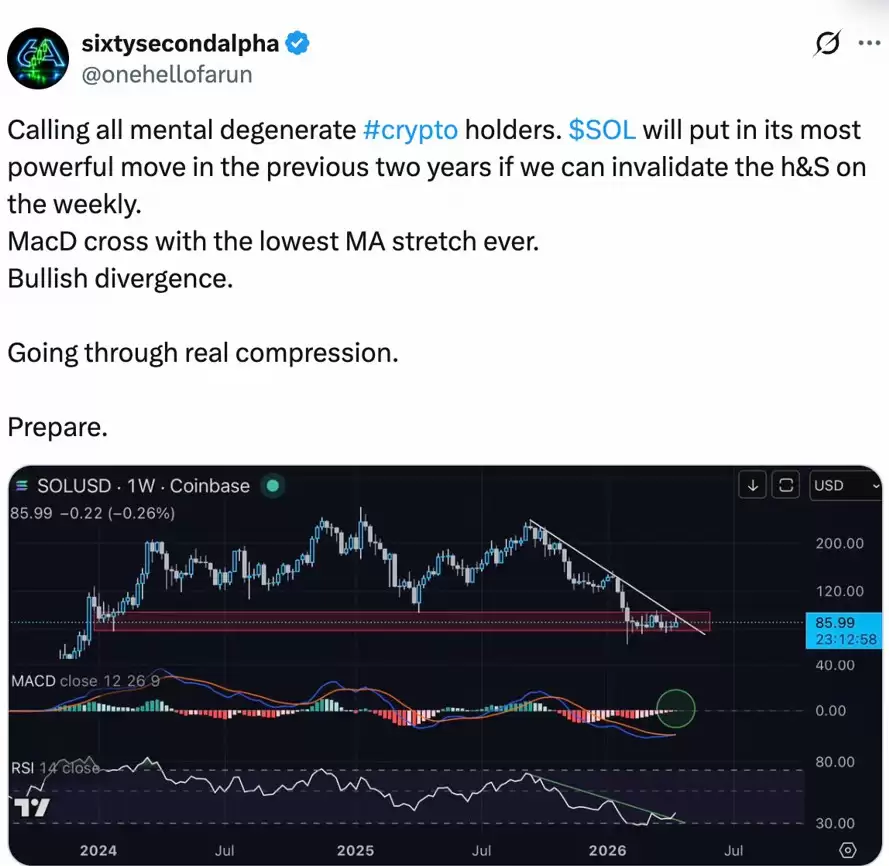 索拉纳币再现关键看涨信号,SOL价格能否再续100%辉煌？