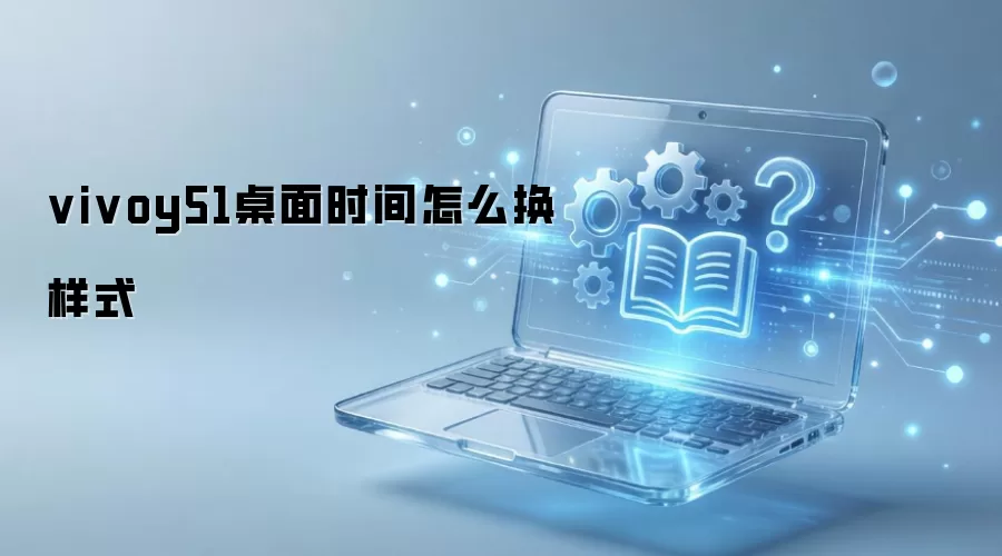 vivoy51桌面时间怎么换样式
