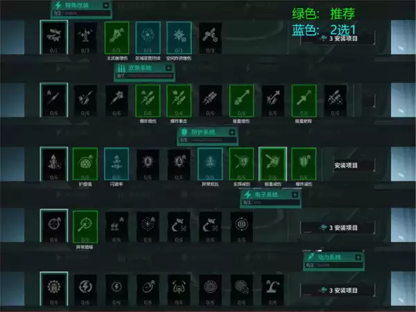 亿万光年数列级无畏舰加点与装配推荐