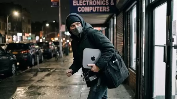 年度顶级蠢贼！偷Mac mini直接全程自曝 销赃连车牌都大方展示