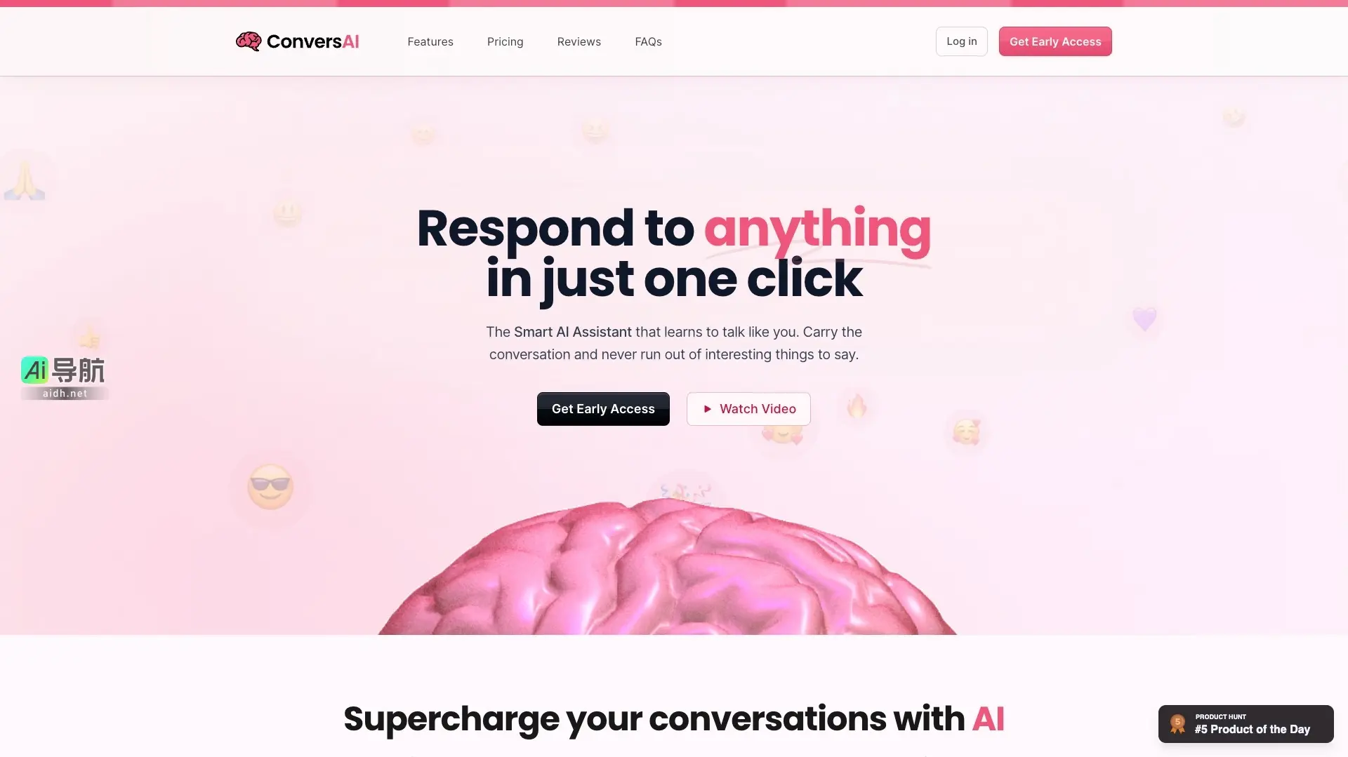 ConversAI 是一款智能AI聊天助手，帮助用户快速、自然地进行在线沟通