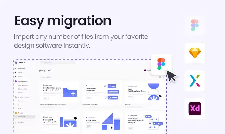 Creatie-Creatie AI是一款专为UI/UX设计师打造的AI增强设计工具