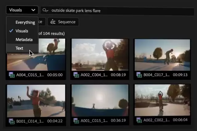 Adobe Premiere Pro 新增 AI 视觉识别搜索功能：一句话快速找到视频片段