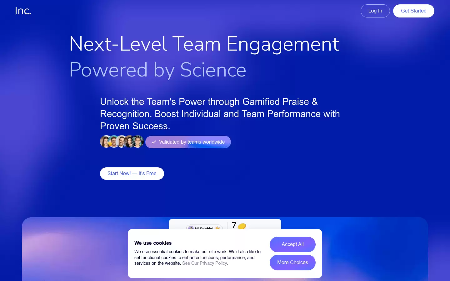 Inc. : 通过游戏化的表扬和认可，释放团队的力量，提升个人和团队的绩效