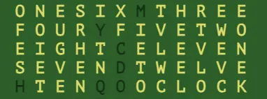 纯CSS实现炫酷文本时钟特效