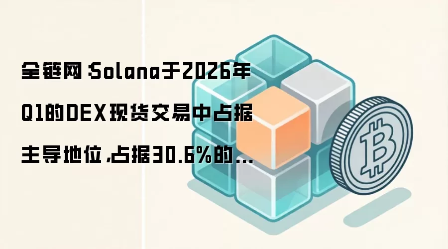 全链网：Solana于2026年Q1的DEX现货交易中占据主导地位，占据30.6%的市场份额