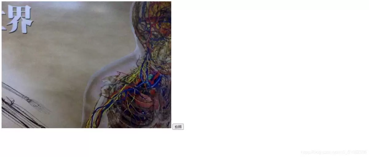 在HTML里加载摄像头的方法