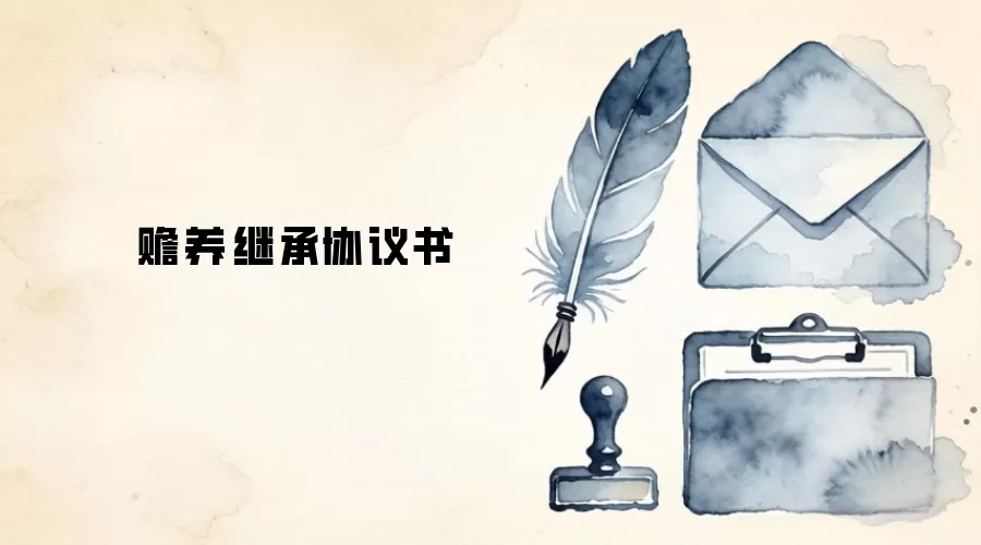 赡养继承协议书