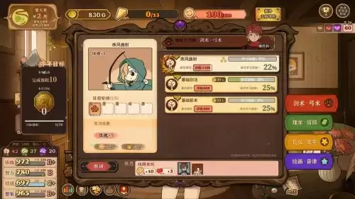 火山的女儿所有绘画课程解锁方式说明