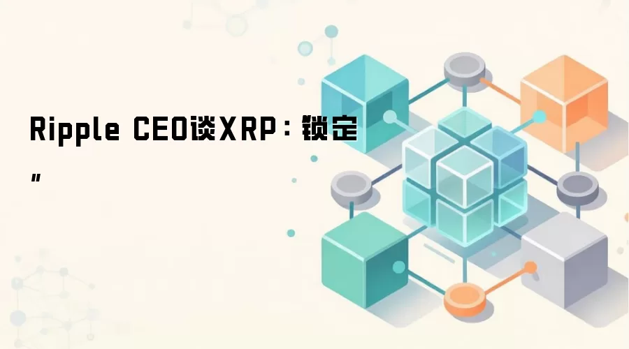 Ripple CEO谈XRP：“锁定”