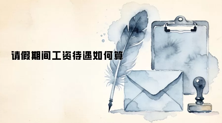 请假期间工资待遇如何算