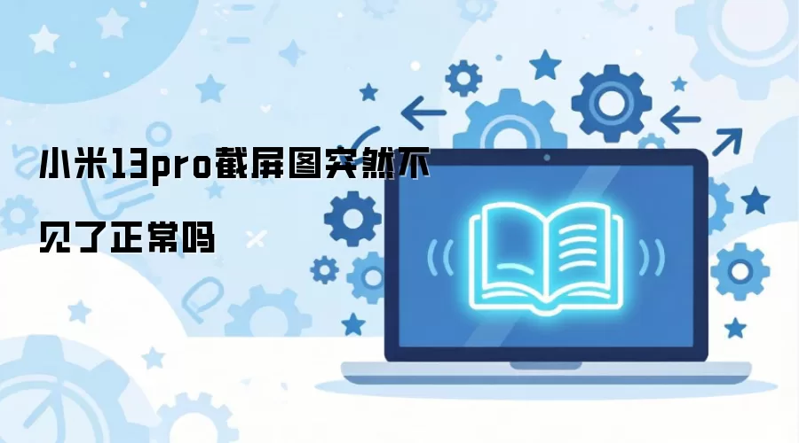 小米13pro截屏图突然不见了正常吗