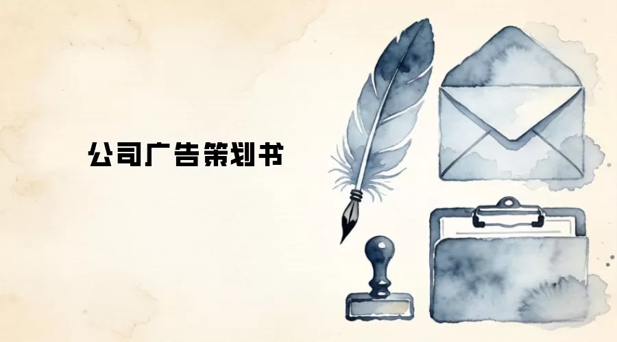 公司广告策划书