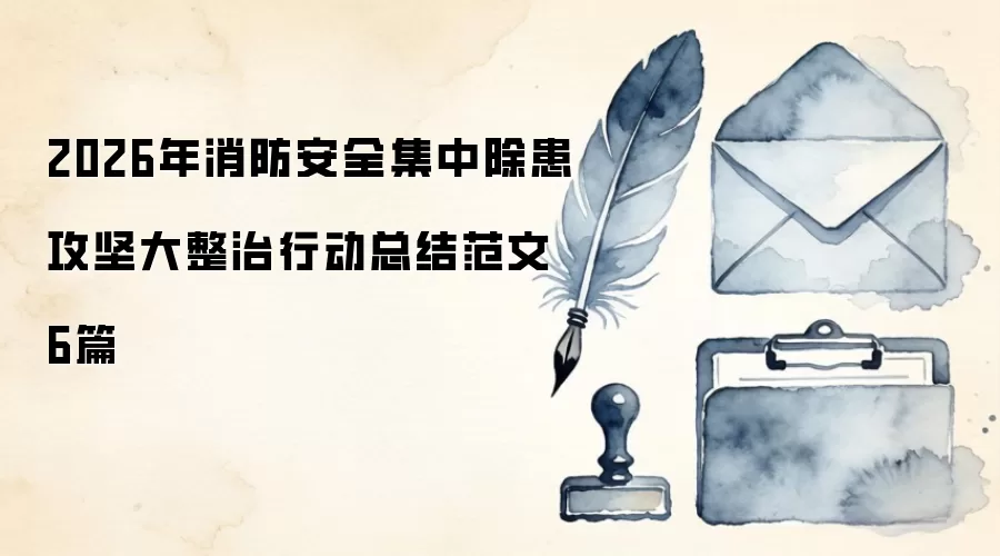 2026年消防安全集中除患攻坚大整治行动总结范文6篇