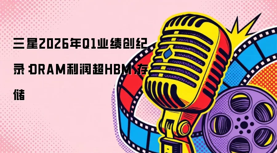 三星2026年Q1业绩创纪录：DRAM利润超HBM，存储