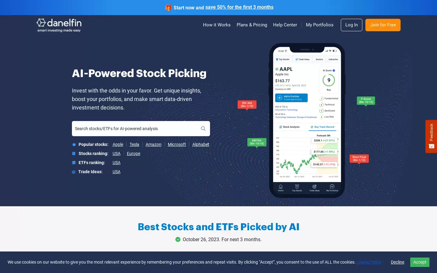 Danelfin : 挑选最佳股票，击败市场。