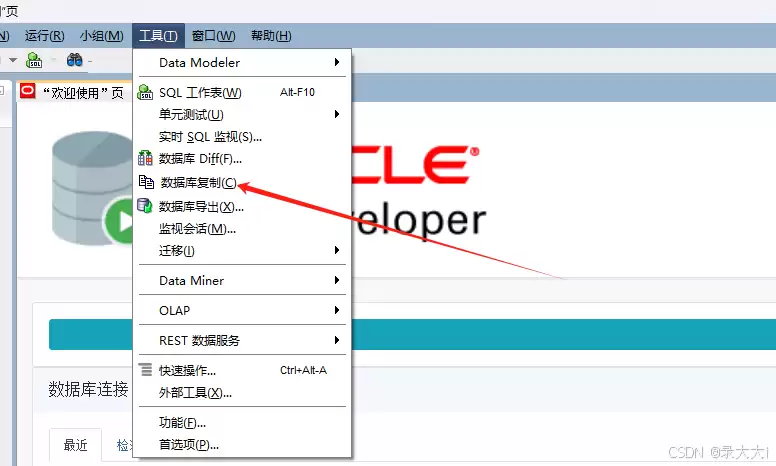 SQLDeveloper表复制的实现