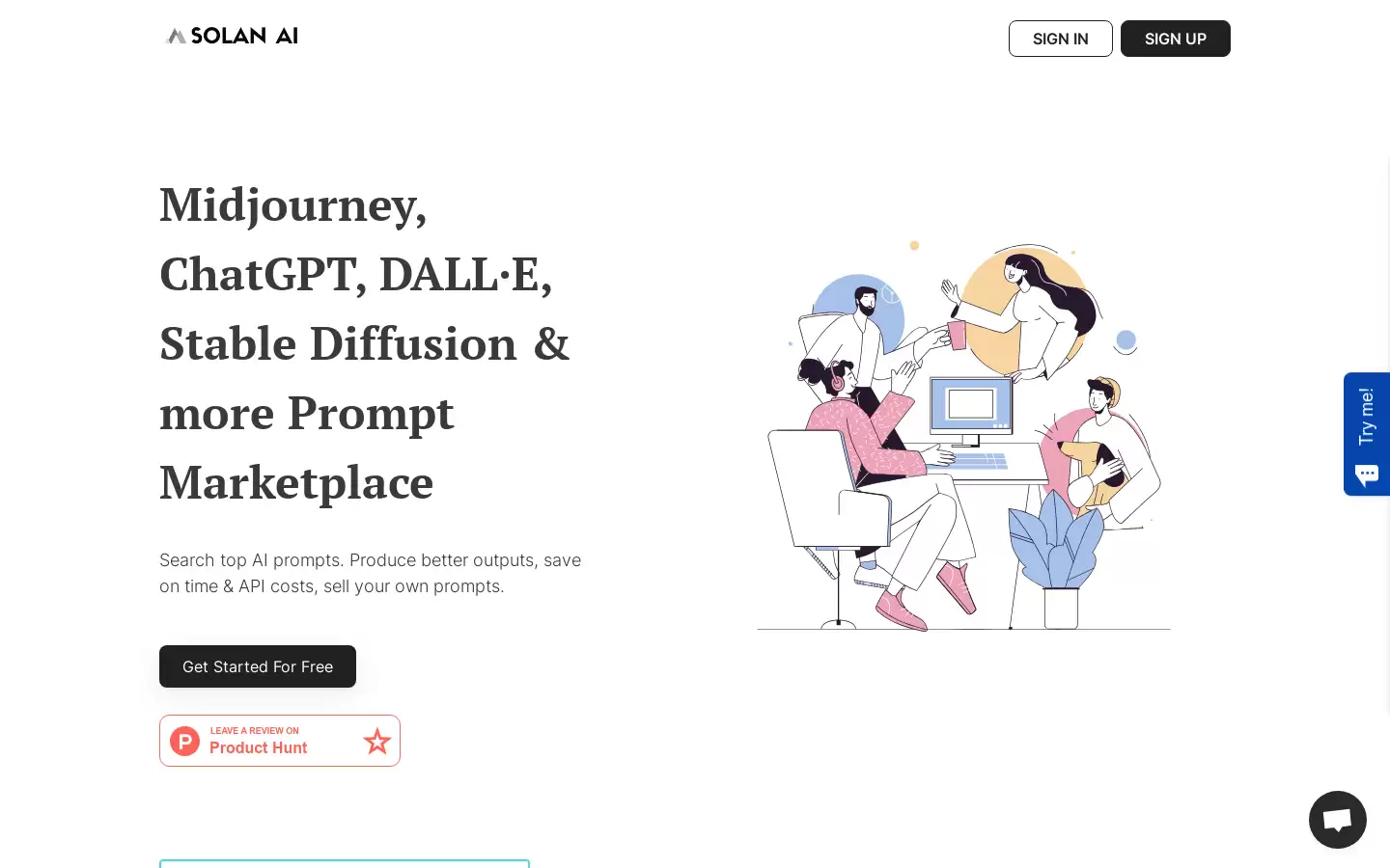 Solan AI : 人工智能写作、创意助手