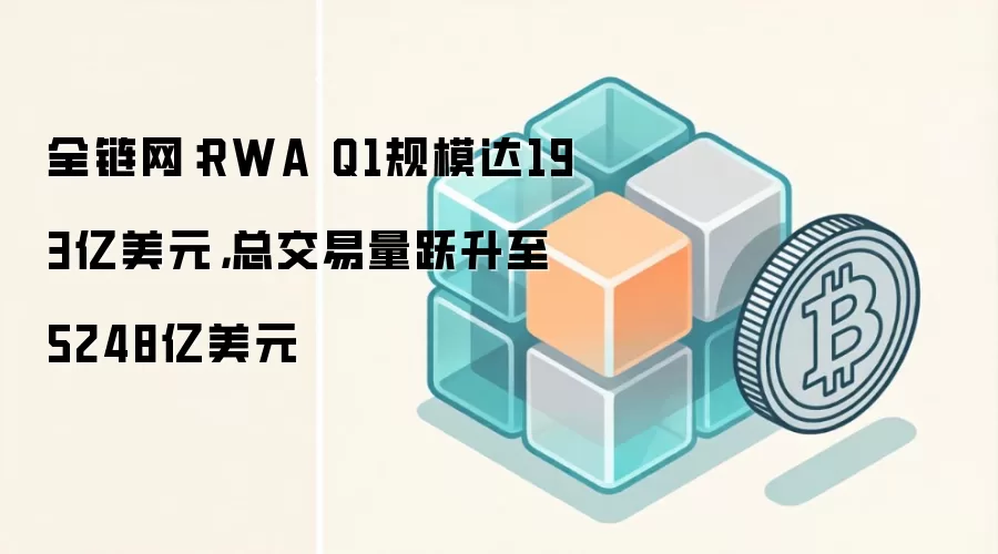 全链网：RWA Q1规模达193亿美元，总交易量跃升至5248亿美元