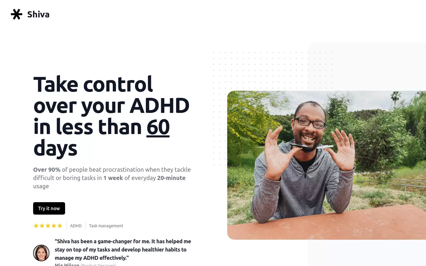 Shiva : 管理您的ADHD