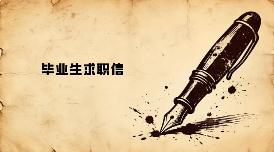 毕业生求职信