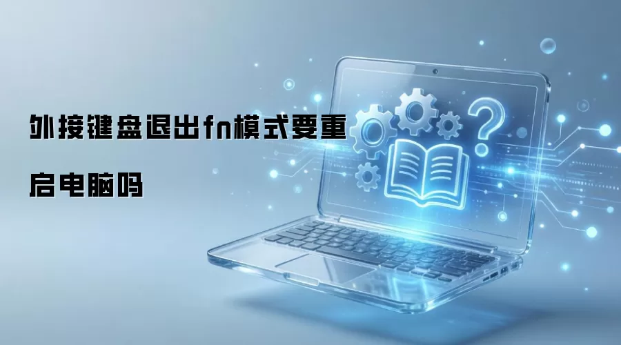 外接键盘退出fn模式要重启电脑吗