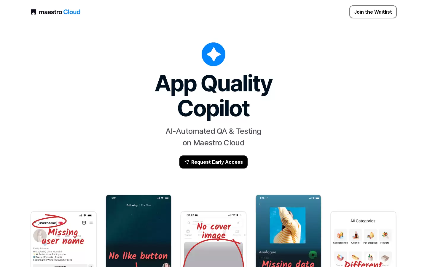 App Quality Copilot : Maestro Cloud上的AI自动化QA和测试