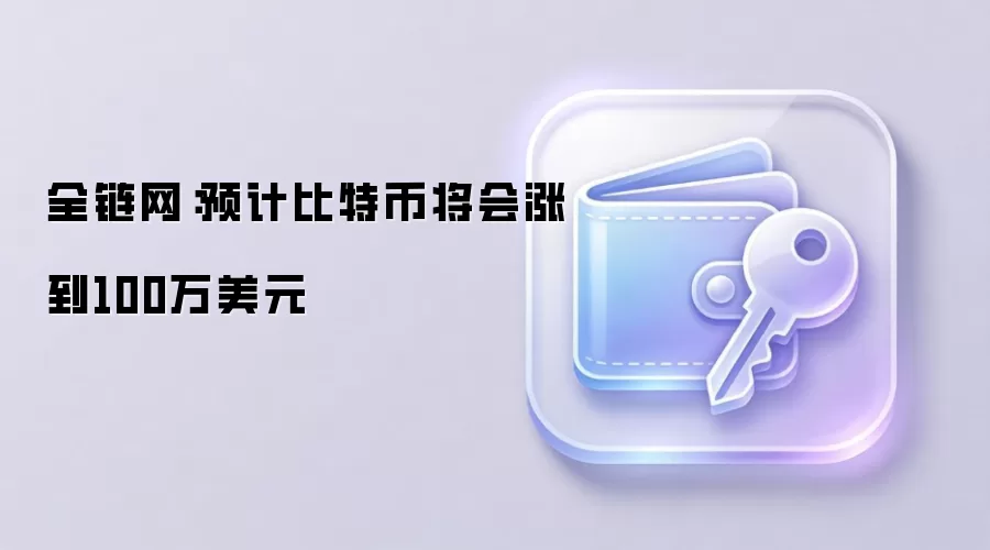 全链网：预计比特币将会涨到100万美元