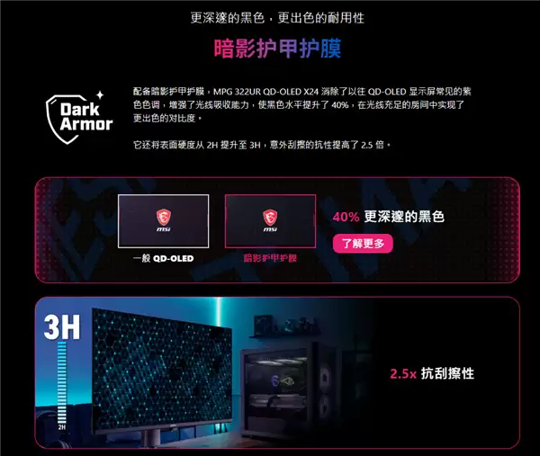 7999元！微星第四代QD-OLED显示器来了：4K 240Hz高刷+0.03ms极速响应