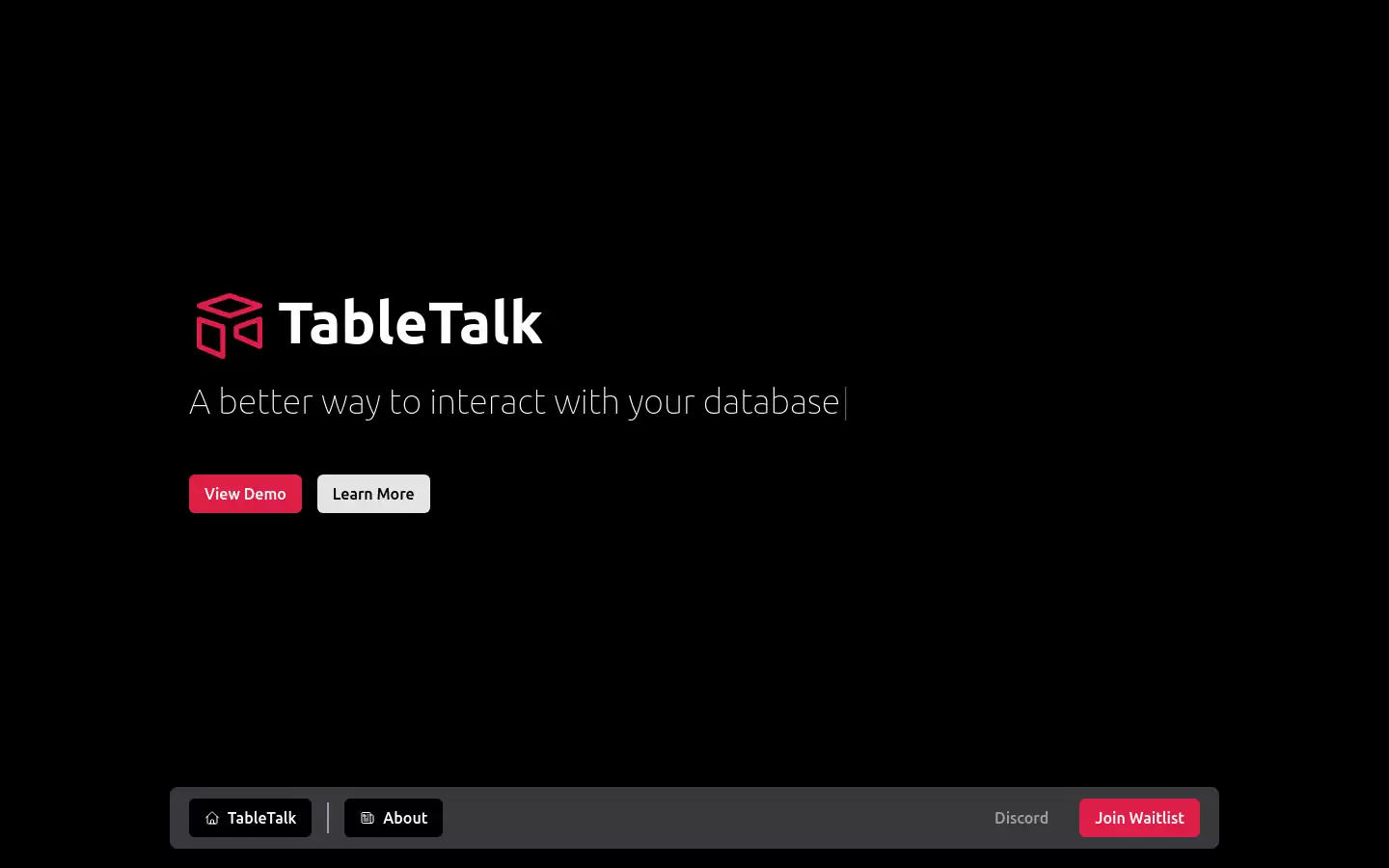 TableTalk : 与数据库交互的更好方式