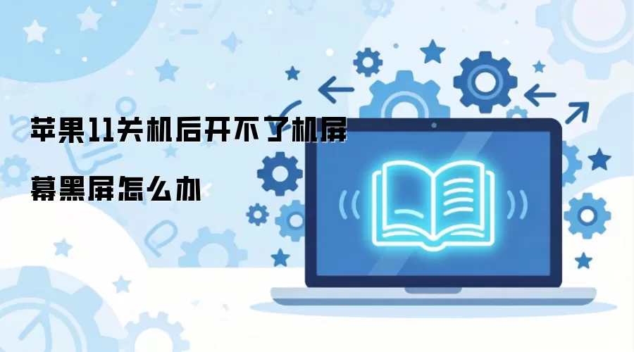 苹果11关机后开不了机屏幕黑屏怎么办
