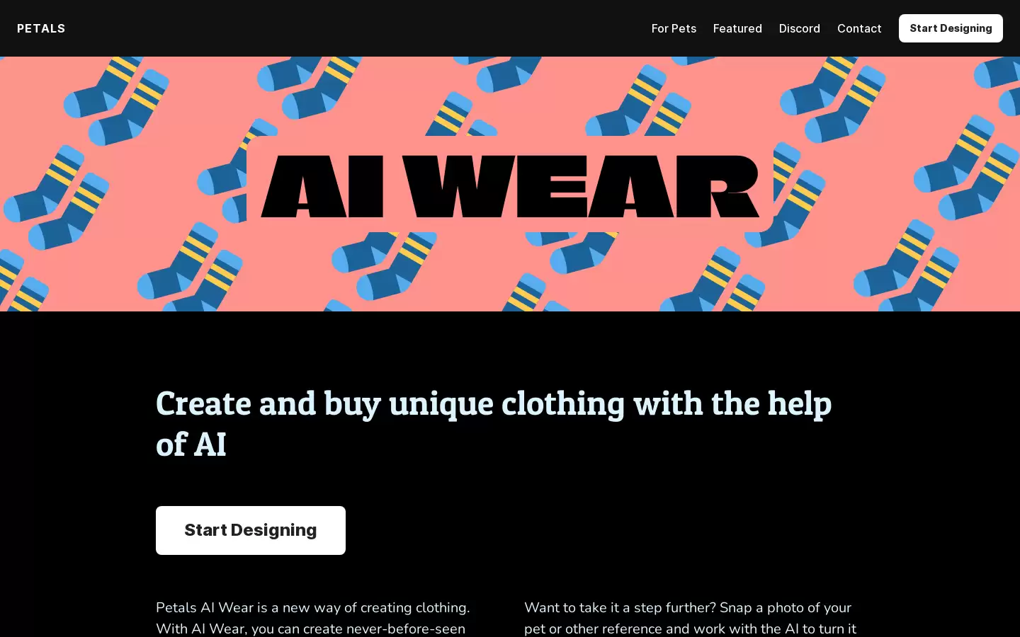 Petals : AI制服，定制独一无二的服装