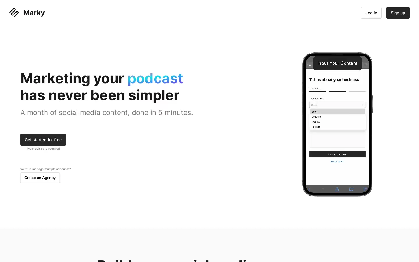 Marky : 30天内容创作，5分钟搞定