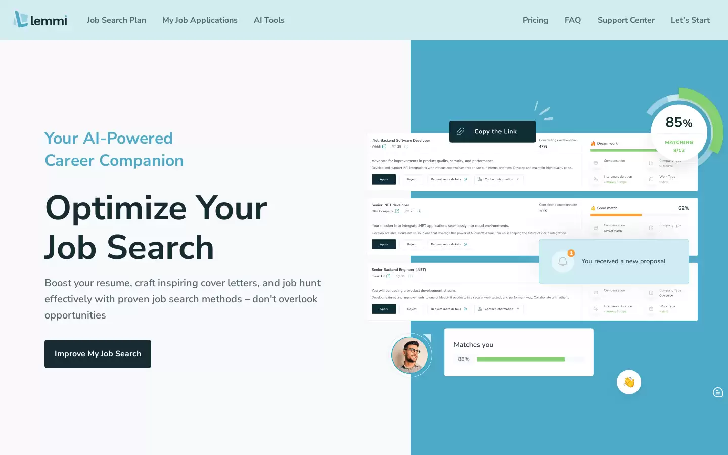 Lemmi : 优化您的求职计划和提升您的简历