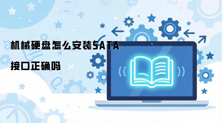 机械硬盘怎么安装SATA接口正确吗