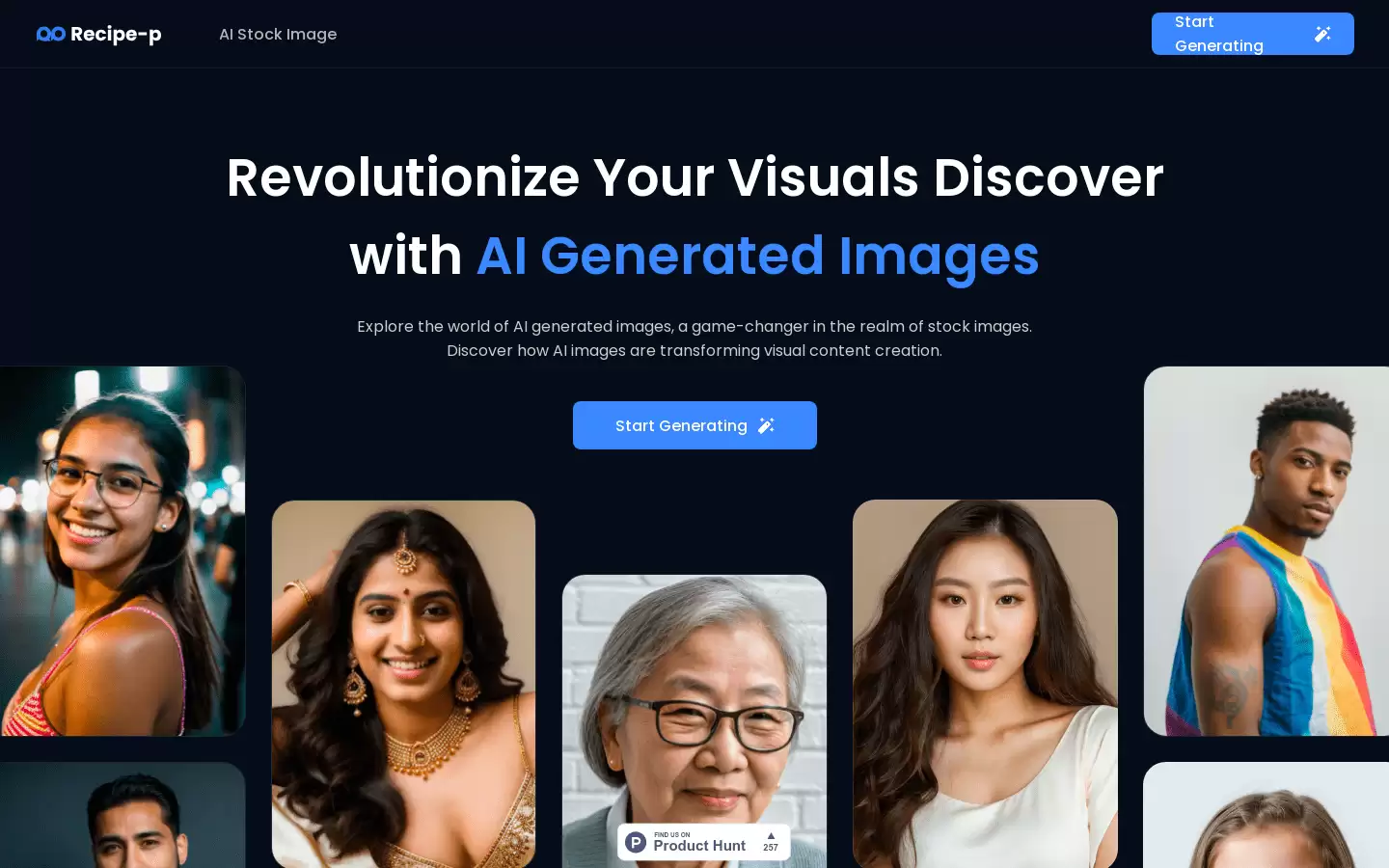 Recipe-p : 用 AI 图像生成技术改变视觉体验