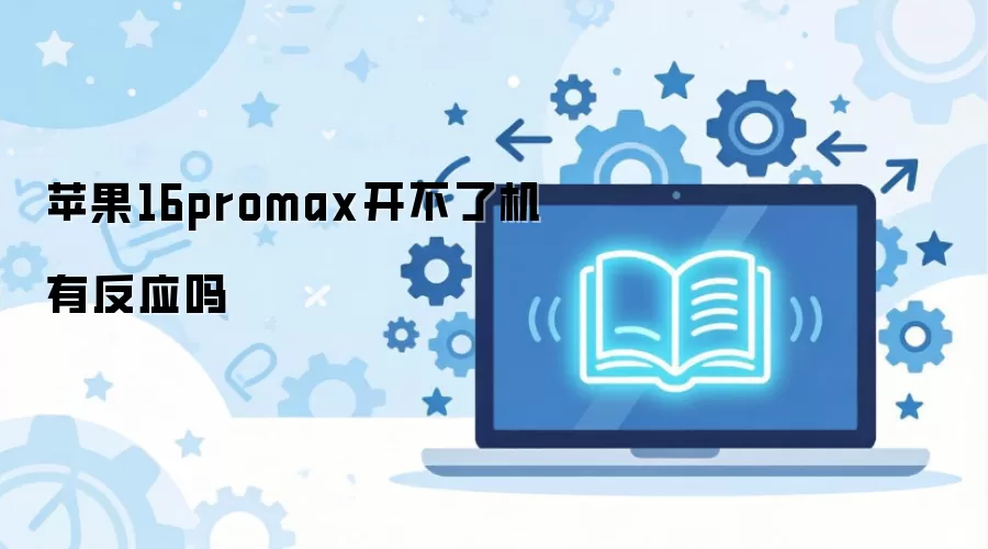 苹果16promax开不了机有反应吗