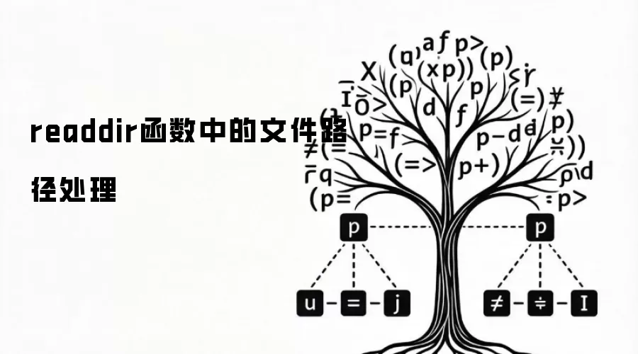 readdir函数中的文件路径处理