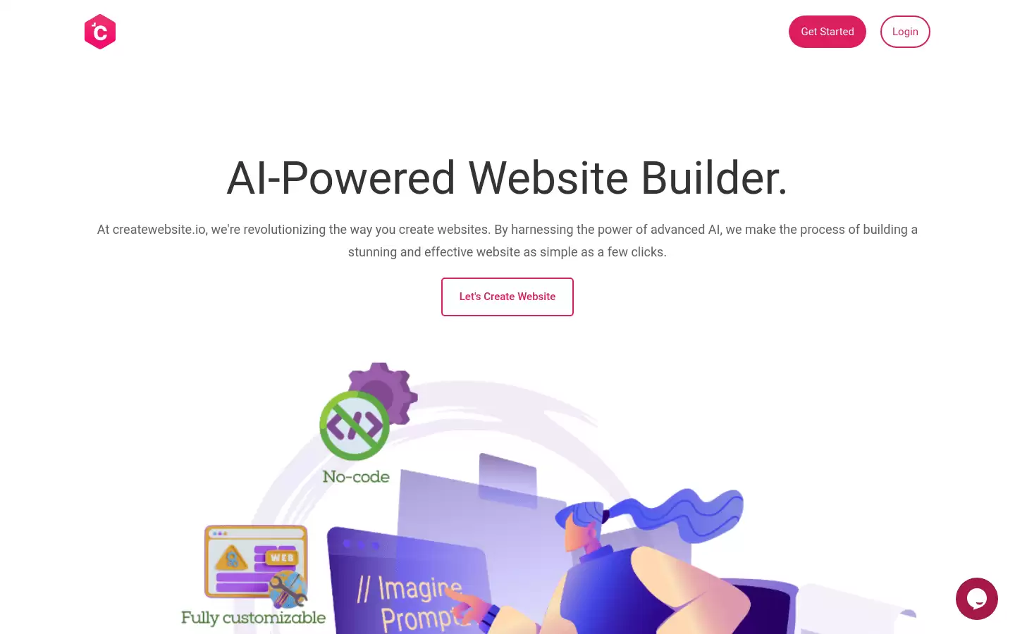 CreateWebsite.io : 人工智能网站生成器,几分钟内轻松建站