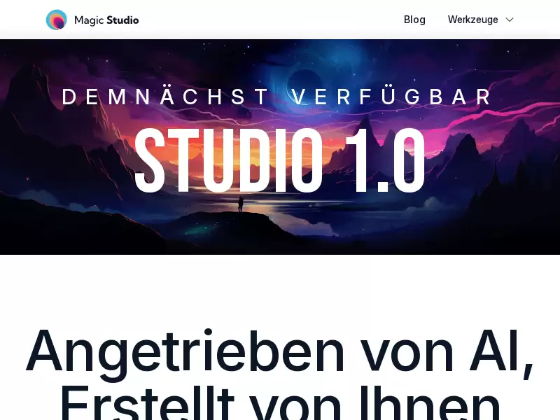 MagicStudio : 在几分钟内，而不是几天内创建令人惊叹的产品照片