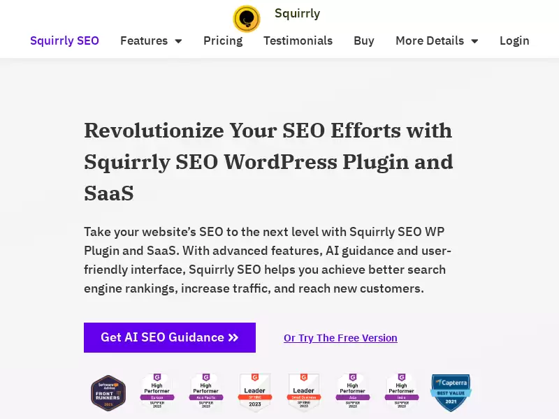 Squirrly SEO : 革新您的SEO努力，使用Squirrly SEO WordPress插件和SaaS