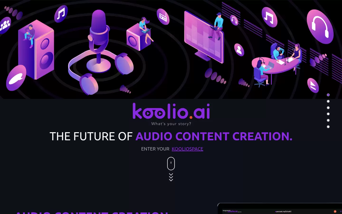 Koolio.ai : 音频内容创作的未来