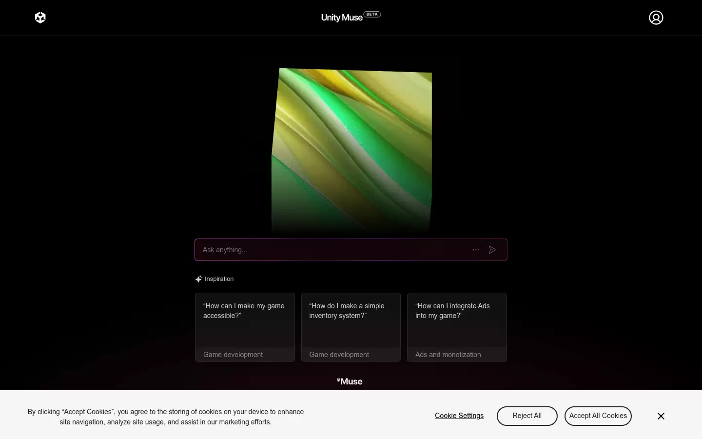 Unity Muse : Unity Muse是基于大型语言模型的AI助手